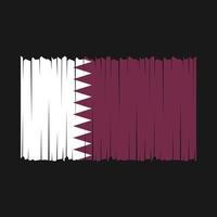 qatar vlag vector illustratie