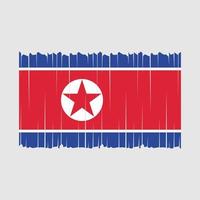 noorden Korea vlag vector illustratie