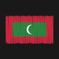 Maldiven vlag vector illustratie
