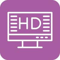 hd scherm vector pictogram ontwerp illustratie