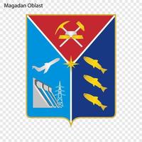 embleem van provincie van Rusland vector