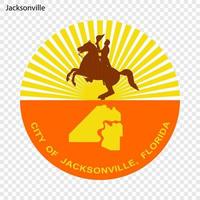 embleem van Jacksonville vector