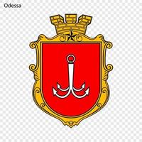 embleem van stad van Oekraïne vector