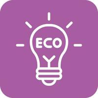 eco licht vector pictogram ontwerp illustratie