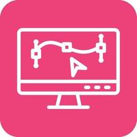 monitor vector pictogram ontwerp illustratie