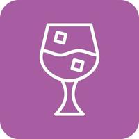 wijnglas vector pictogram ontwerp illustratie