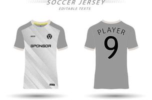 het beste vector voetbal Jersey sjabloon sport t overhemd ontwerp