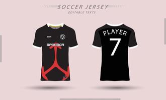 het beste vector voetbal Jersey sjabloon sport t overhemd ontwerp