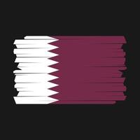 qatar vlag borstel vector