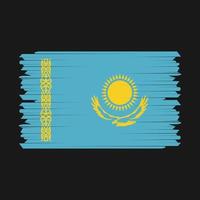 Kazachstan vlag borstel vector