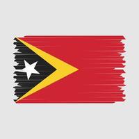 oosten- Timor vlag borstel vector