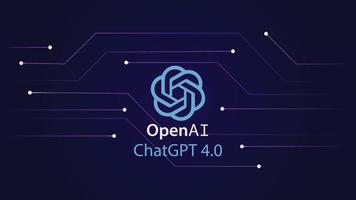 open-ai chat-gpt 4 achtergrond vector