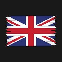 uk vlag borstel vector