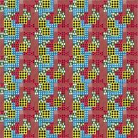 abstract kleurrijk decoratief patroon met verschillend vormen vector