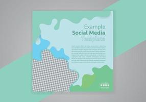 web banier voor sociaal media mobiel appjes, elegant ontwerp in pastel kleuren. neutrale achtergrond voor sociaal media post vector