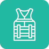 reddingsvest vector pictogram ontwerp illustratie