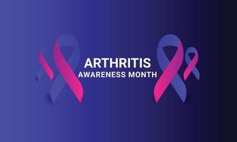 nationaal artritis bewustzijn maand kunnen. vector sjabloon achtergrond, banier, kaart, poster