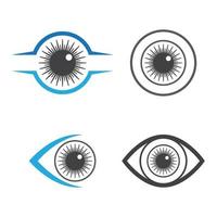 eye care logo afbeeldingen vector