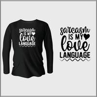 grappig citaten t-shirt ontwerp met vector