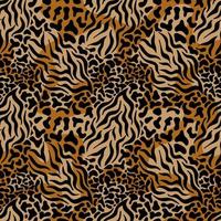tijger huid naadloos patroon vector