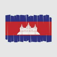 vlag van cambodja vector