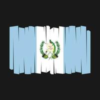 vlag van guatemala vector