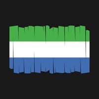 vlag van sierra leone vector