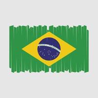 braziliaanse vlag vector