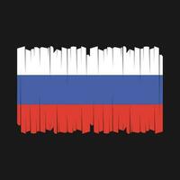 Rusland vlag borstel vector