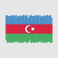 Azerbeidzjan vlag borstel vector