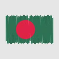 Bangladesh vlag borstel vector