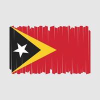 oosten- Timor vlag borstel vector