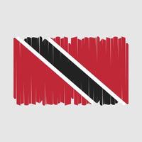 Trinidad vlag borstel vector