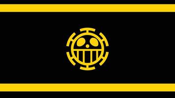 symbool van piraat vlag in zwart achtergrond voor behang vector