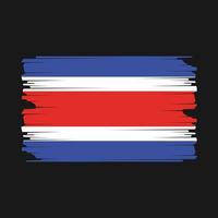 costa rica vlag illustratie vector