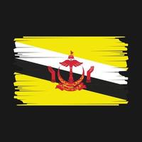 Brunei vlag illustratie vector
