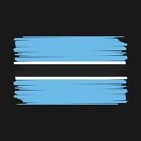 botswana vlag illustratie vector