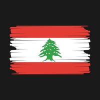 Libanon vlag illustratie vector