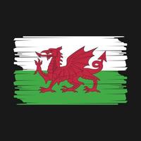 Wales vlag illustratie vector