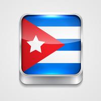vlag van Cuba vector