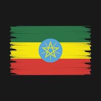Ethiopië vlag illustratie vector