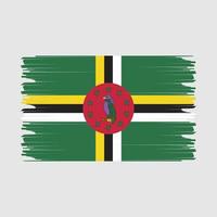 dominica vlag illustratie vector