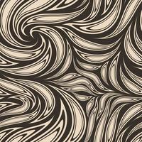naadloze vector patroon in beige kleur van gesneden gladde strepen of penseelstreken. vloeiende abstracte textuur voor prints, textiel