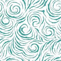 naadloze vector blauwe patroon van vloeiende lijnen met gescheurde randen in de vorm van hoeken en spiralen. lichte textuur voor het afwerken van stoffen of inpakpapier in pastelkleuren.