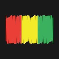 Guinea vlag vector illustratie