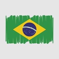 Brazilië vlag vector illustratie
