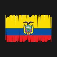 Ecuador vlag vector illustratie