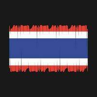 Thailand vlag vector illustratie