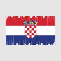 Kroatië vlag vector illustratie