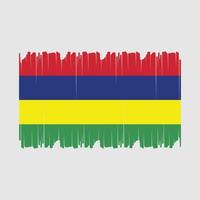 Mauritius vlag vector illustratie